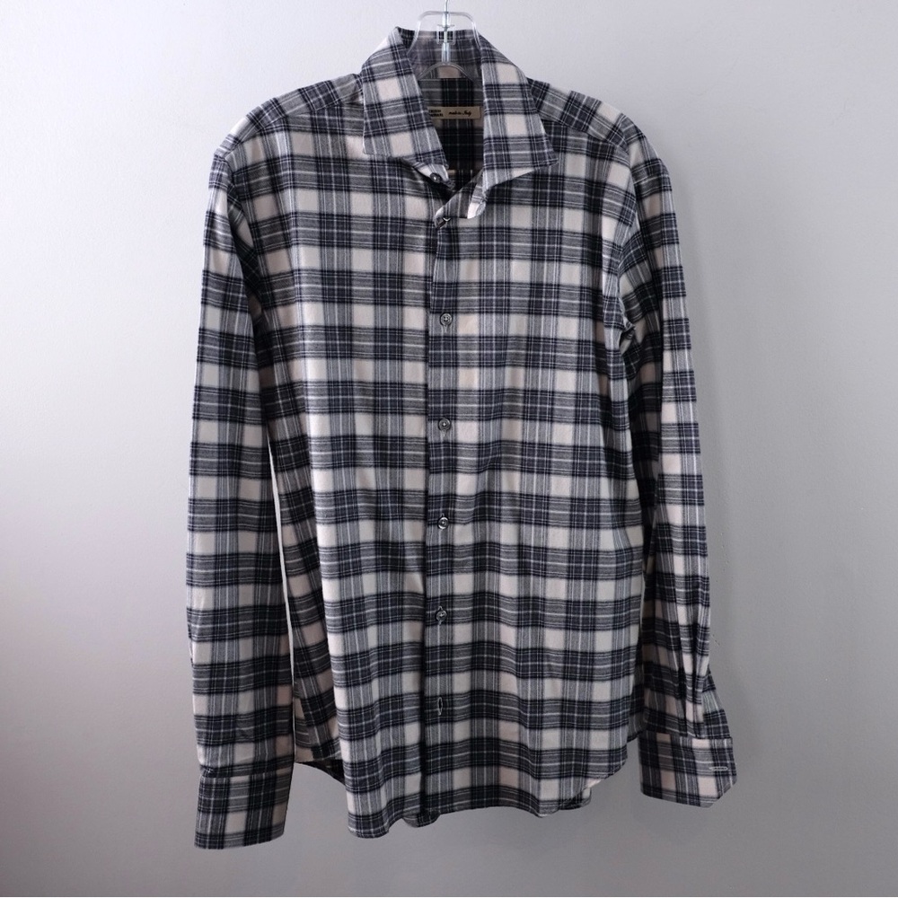 Maurizio Baldassari long sleeve lightweight flannel sport shirt
